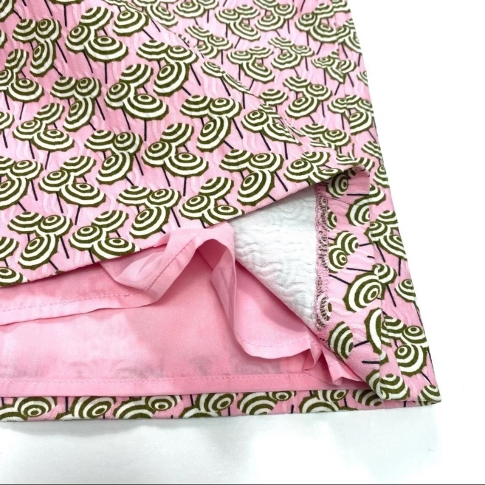 J.CREW Parasol Umbrella Print Jacquard Sheath Dress in Pink Size 4 Style #J3223